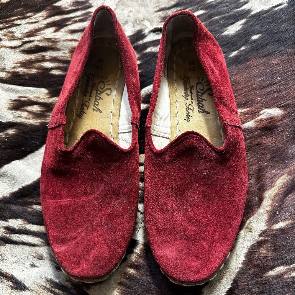 Sabah Burgundy Suede Men’s size 42